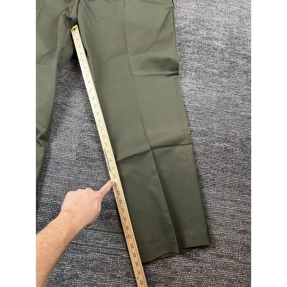VTG New w/ Tag Mens Army Green Dress Pants 50 x 32 Oshkosh - Picture 7 of 7
